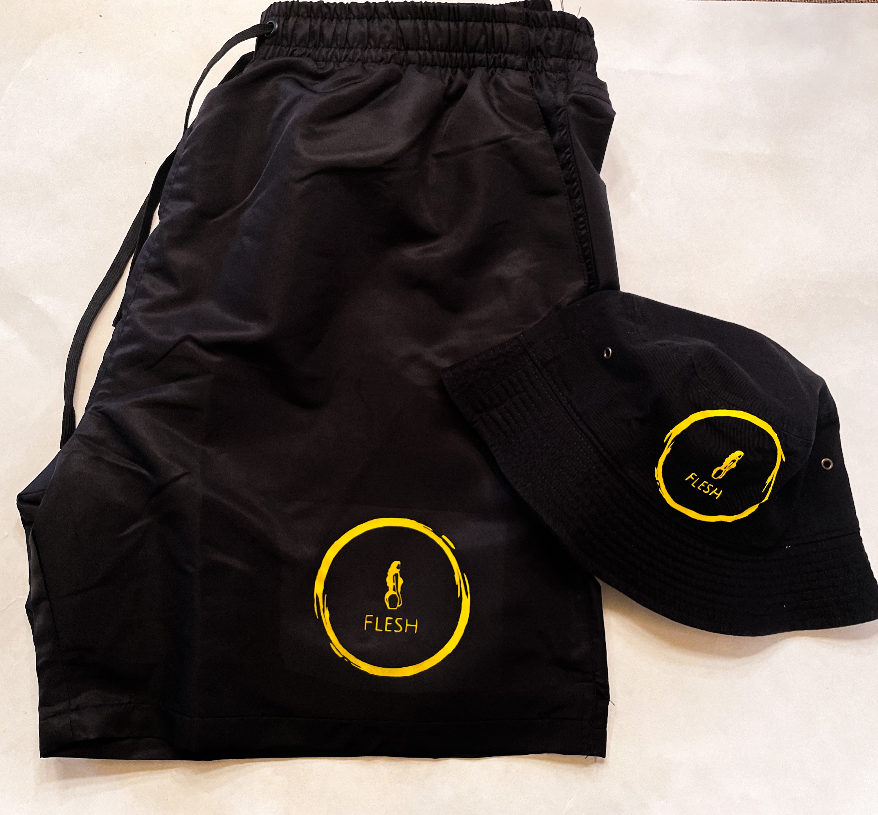 Flesh Black trunks